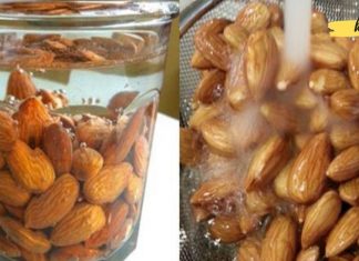 დაალბეთ ნუში წყალში და მიირთვით იგი ყოველ დღე. თქვენი ჯანმრთელობა შესამჩნევად გაუმჯობესდება