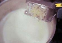 ჩაიტარეთ ორგანიზმის საერთო წმენდა ნივრის ნაყენით. მოიშორეთ ჩაკირული ნალექები