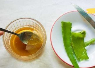 მოამზადეთ ანთების საწინააღმდეგო ბალზამი ალოეს წვენითა და თაფლით.