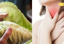 დაიდეთ კომბოსტოს ფოთოლი ყელის მტკივნეულ ადგილზე, ის სულ მალე მოგირჩენთ ტკივილს!