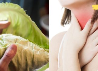 დაიდეთ კომბოსტოს ფოთოლი ყელის მტკივნეულ ადგილზე, ის სულ მალე მოგირჩენთ ტკივილს!