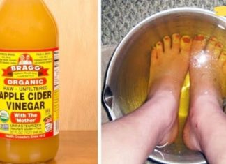 ჩადეთ ფეხები ვაშლის ძმარში 30 წუთით ყოველ დღე ერთი თვის განმავლობაში: აი მიზეზი, რატომ!