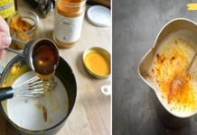 შეურიეთ კურკუმა და ჯანჯაფილი ქოქოსის რძეს და დალიეთ ძილის წინ ღვიძლის დეტოქსიკაციისთვის!